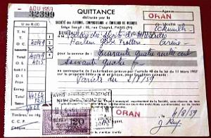 Oran documents divers 323